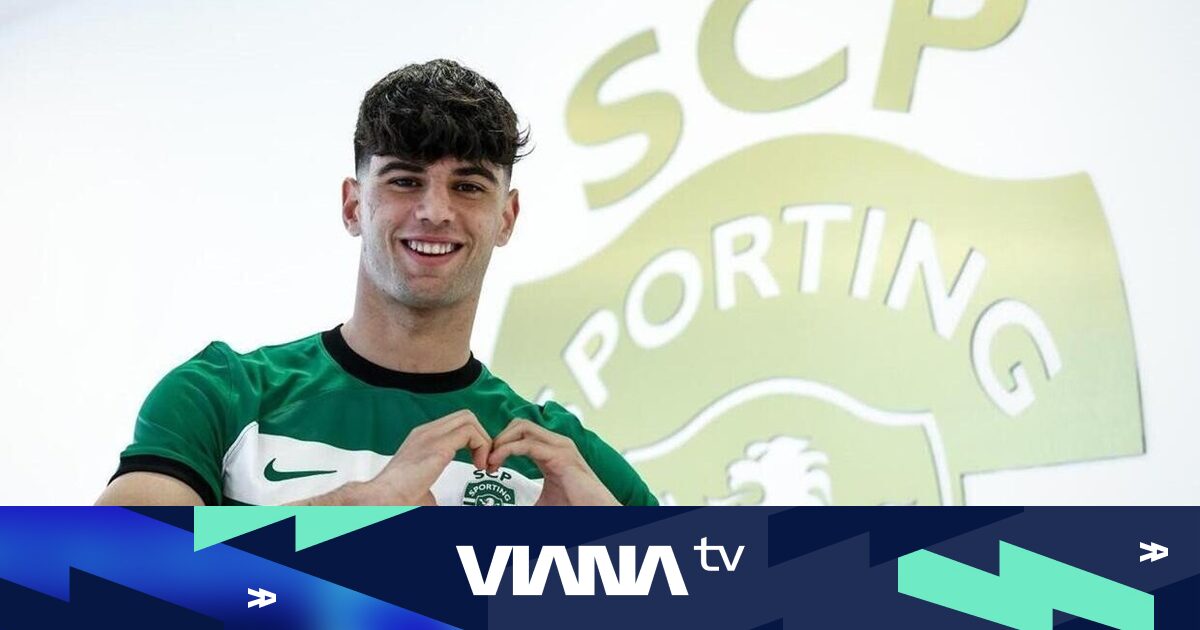 Vianense Rodrigo Ribeiro renova com o Sporting até 2028 | Viana TV