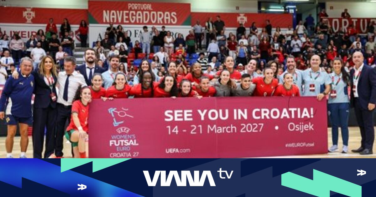 Portugal beats Finland and secures place in the women's futsal European Championship